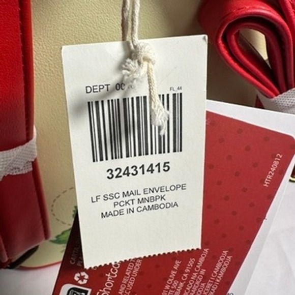 Loungefly Strawberry Shortcake Envelope Mini Backpack Cute Kawaii Cartoon Retro - Picture 16 of 16